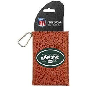 NFL New York Jets Football Pebble Grain Feel ID Holder Gamewear